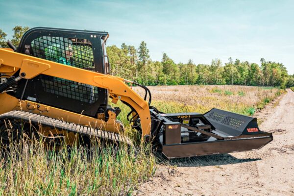 Brush Wolf 72 in open front cutter for skid steers