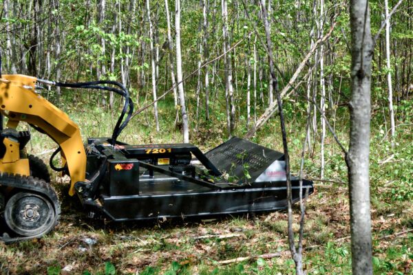 72 in skid steer rotary brush cutter