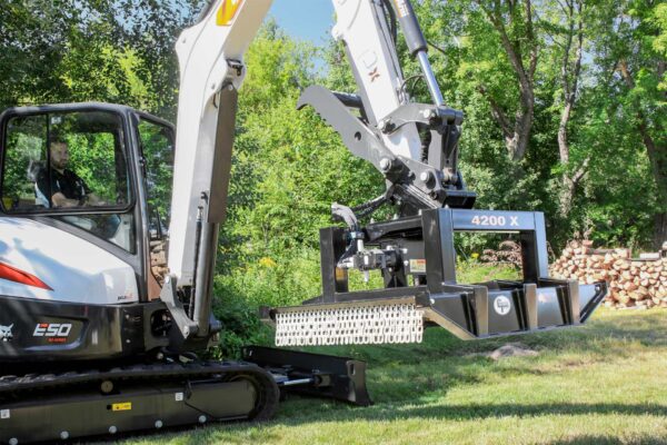 Brush cutter for excavator