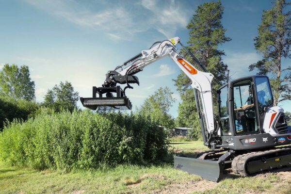 Excavator rotary cutter